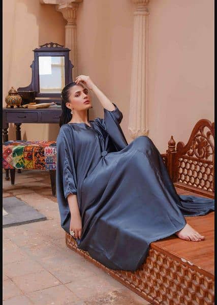 Gown l Kaftan Silk l Free Delivery l 0323-4536375 2