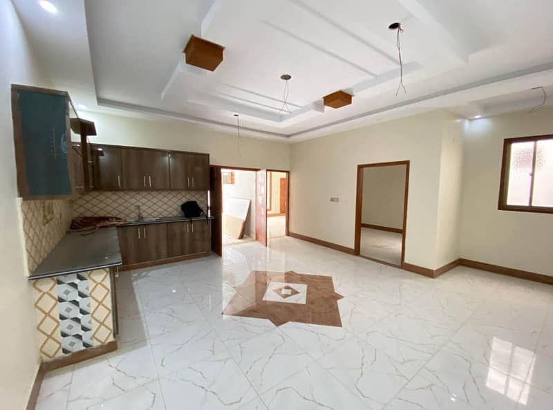 Brand New Portion 240 Sq yards 3 Bed DD 2nd Floor in Block 13 Gulistan e Jauhar 3