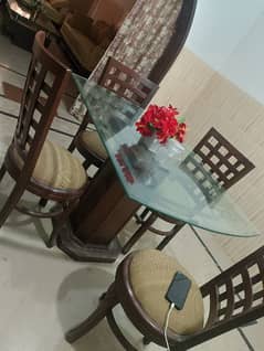 dining table and chairs. .