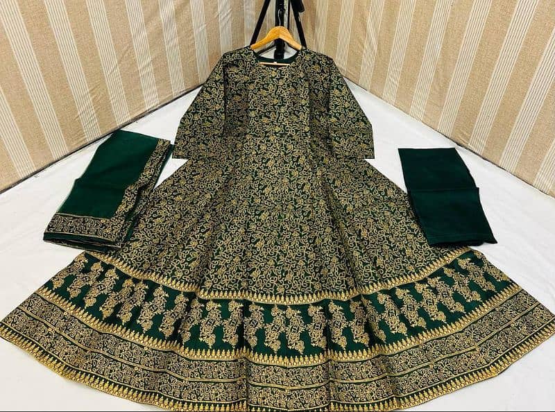 3 piece woman dress available cash on delivery all over Pakistan 3