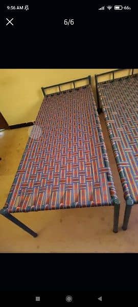 2 iron bed style charpai for sale 1