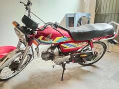 Honda CD70 Motorbike, 2021 model Good condition