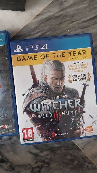 Witcher 3 GOTY Edition, Uncharted 4, Fifa 19 - PS4 1