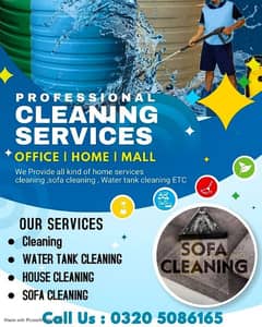 Water Tank Cleaning, Sofa Carpet Cleaning, Fumigation spray