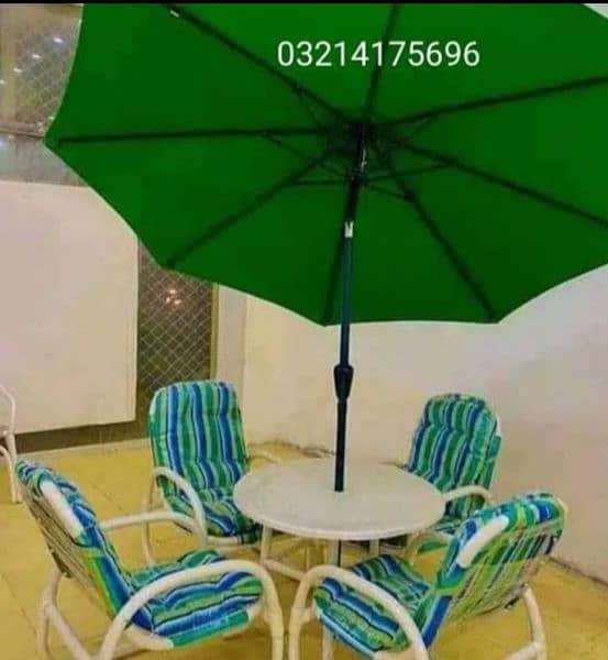 OUTDOOR GARDEN RATTAN UPVC FURNITURE SOFA SET CHAIRS TABLE UMBRELLA 7