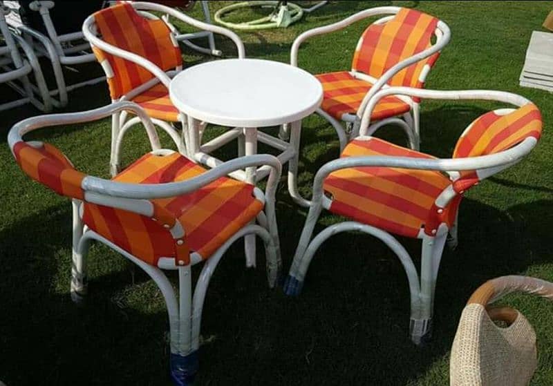 OUTDOOR GARDEN RATTAN UPVC FURNITURE SOFA SET CHAIRS TABLE UMBRELLA 13