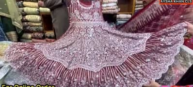 Bridal Maxi New Semi Stitched / Lehnga for Baraat beautiful