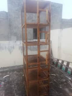 used 5 portion cage wood