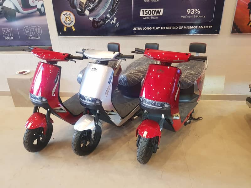 Ramza G-7 Pro Electric Scooty 2025 Model Unregistered 0