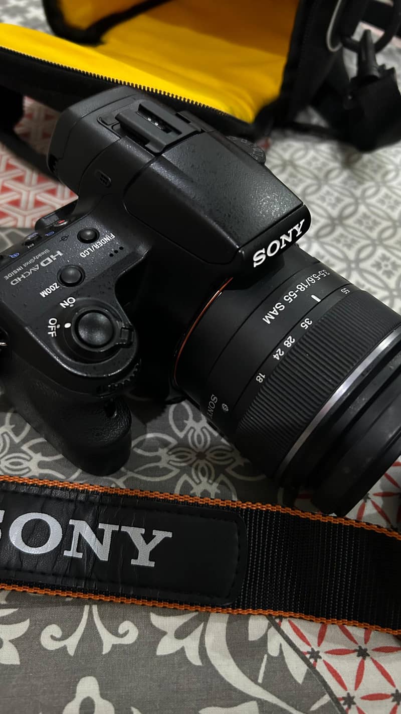 Sony A37 DSLR with 4 lenses 11