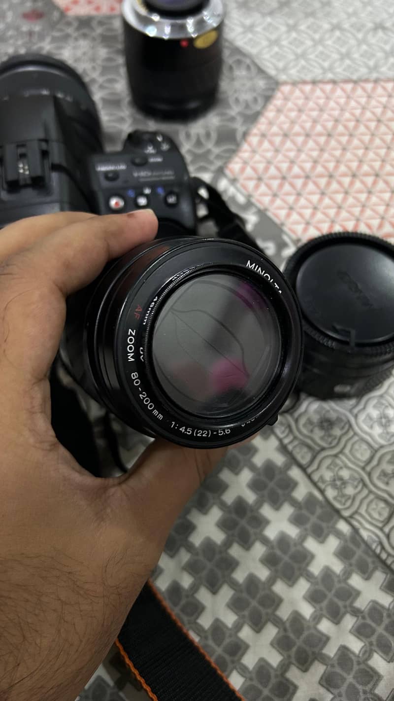 Sony A37 DSLR with 4 lenses 12