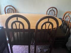 6 chair dining table