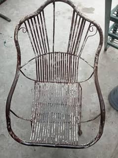 pair metal chairs contact on this number 03257424186