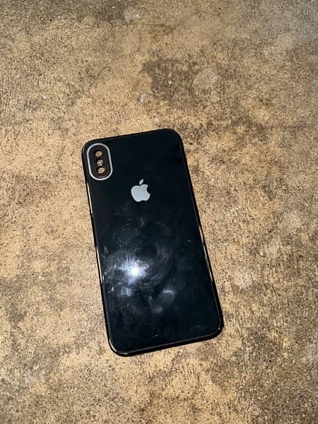 iPhone XS Max Glass Cover (Used) Black colour 2