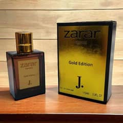 Long Lasting Men Perfume - J. Zarar Gold Edition, 100ml