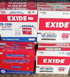 Exide Tall Tubular Battery_  TR-2500 12V 230AH