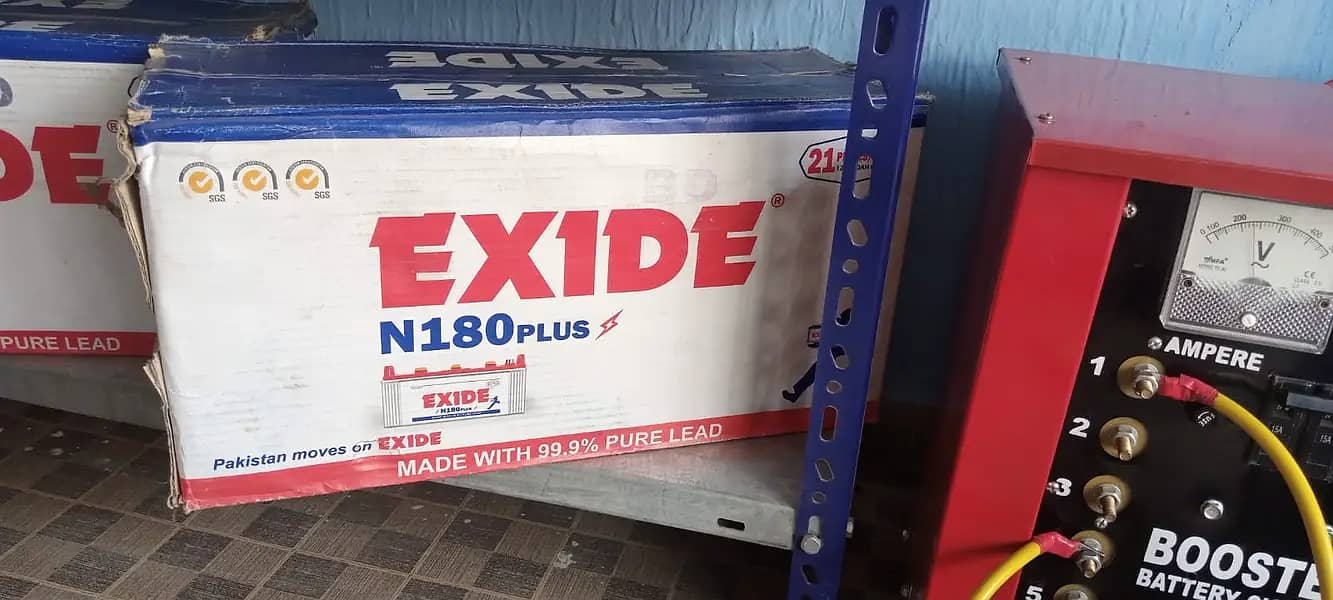 Exide Tall Tubular Battery_  TR-2500 12V 230AH 2