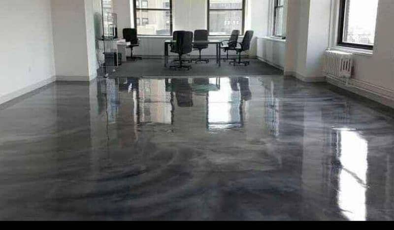 epoxy floor, wooden floor, vinyl floor 3