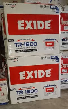 Battery TR-1800 12V 185AH _ Exide Tall Tubular