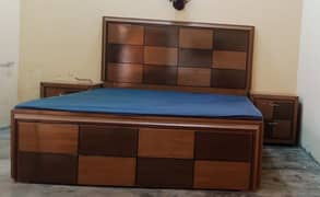 Brand new King size bed set with side table pair and matching dresser