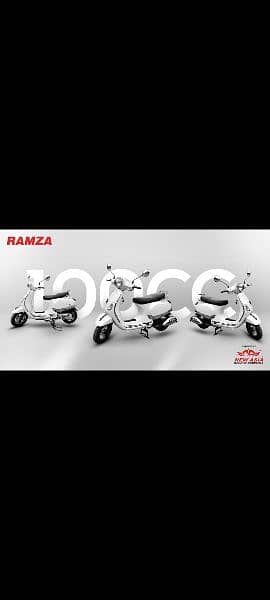 Ramza Petrol 100CC Scooty 2025 Model Zero Meter 2