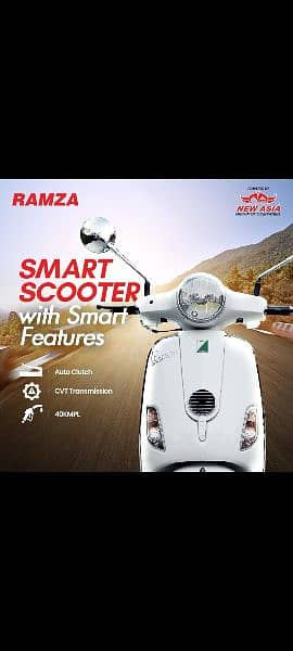 Ramza Petrol 100CC Scooty 2025 Model Zero Meter 3