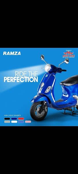 Ramza Petrol 100CC Scooty 2025 Model Zero Meter 5