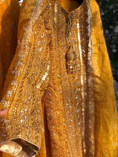 bridal mehndi dress