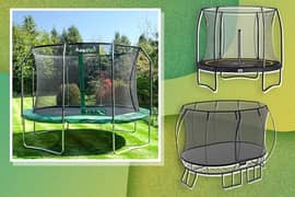 Trampoline | Jumping Pad | Round Trampoline | Kids Toy|With safety ne