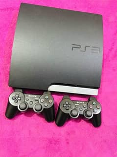 playstation 3 300gb jailbreak with 2 controllers