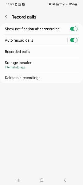 Samsung Mobile Built in Automatic Call recording Without Any Apps 2