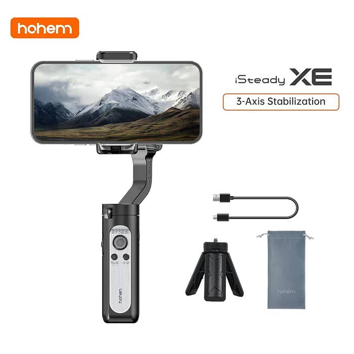 I STEADY XE 3 AXIS HANDHELD GIMBAL STABILIZER FOR SMARTPHONES-BLACK 0