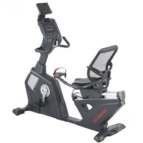 commercial runow usa recumbent cycle  bike gym and fitness machine 0