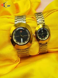 Watch For Men & Women Couple Set