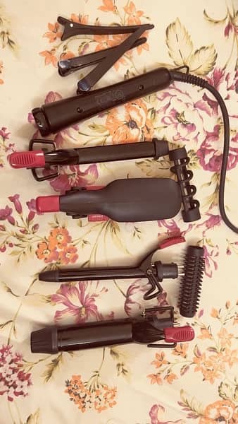 14 in 1 Hair Straightner and curler Elite Model Look - Branded Germany 8