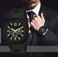 Silicon Fashionable Watch For Men