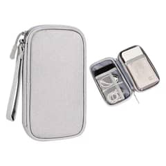 Portable Waterproof mobile pouch Power Bank Cable Case Earphone 0