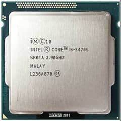 intel Processor i5 3470s 2.90 Ghz