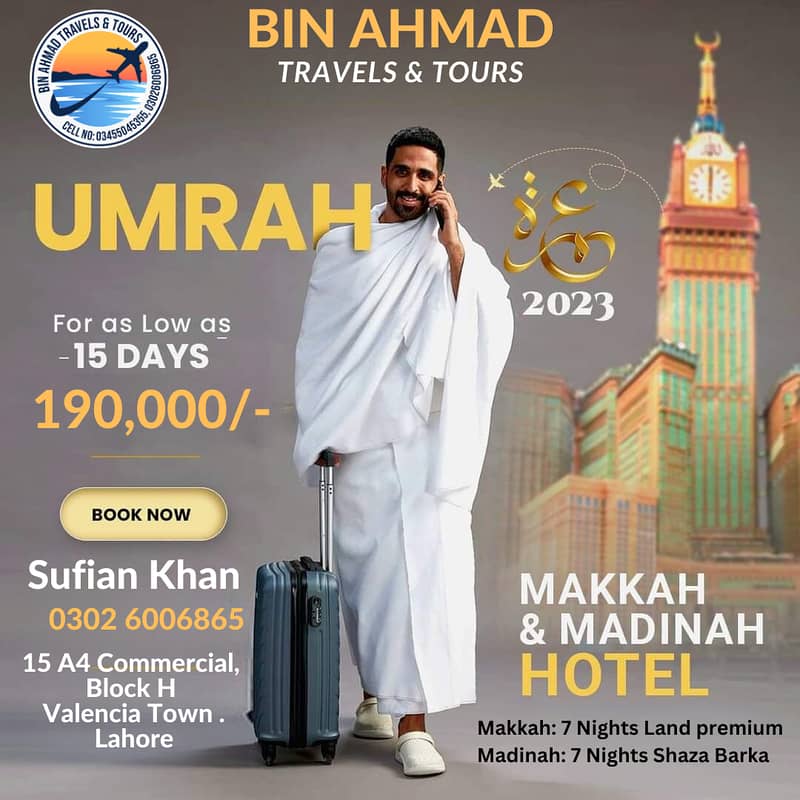 Umrah /Visit Visas/and All Air tickets Services 13