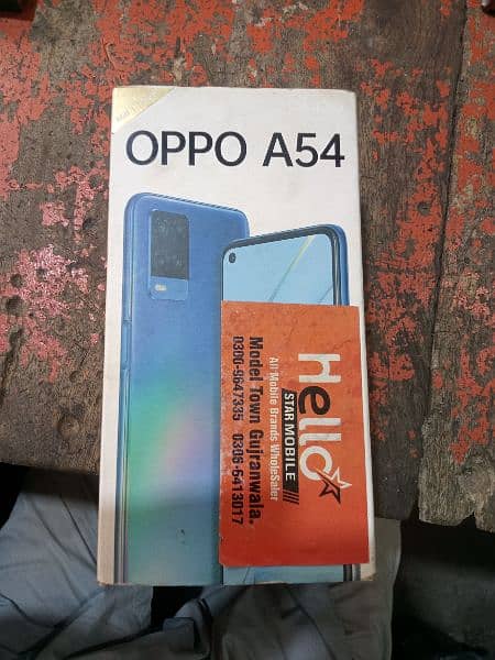 Oppo a54 ram 4 gb memory 128 7