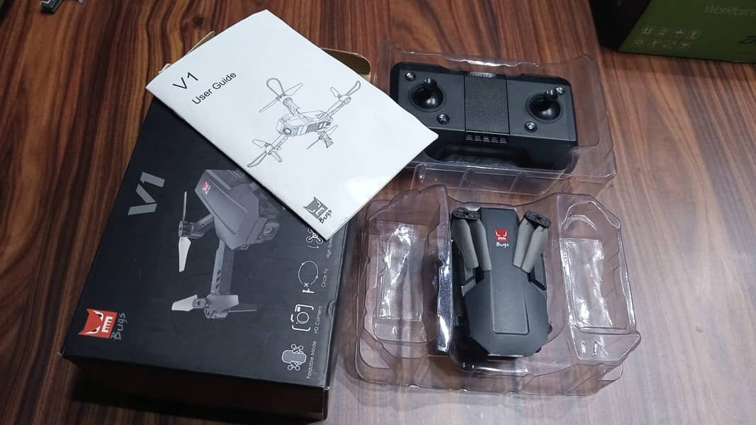 MJX V1 WiFi FPV 4K 1080P Camera Foldable RC Quadcopter Mini Drone 0