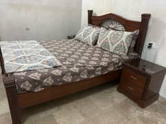 Polished Wood bedroom set