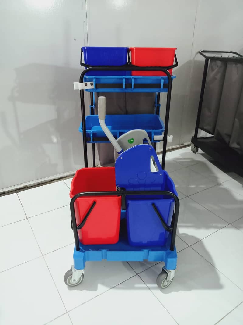 Trolley / Hospital trolley / MultiFunctionalJanitorial Trolley 4