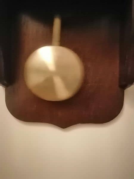 Wall clock pendulum Wooden England 4