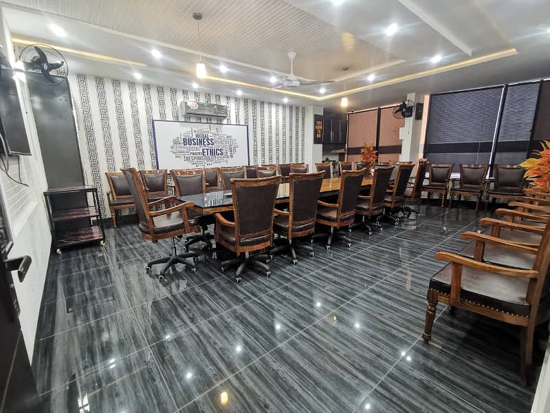 FULLY FURNISHED OFFICE FOR RENT Vip Fully Furnished Brand New Office For Rent Peoples Colony Near D-Ground Faisalabad 4