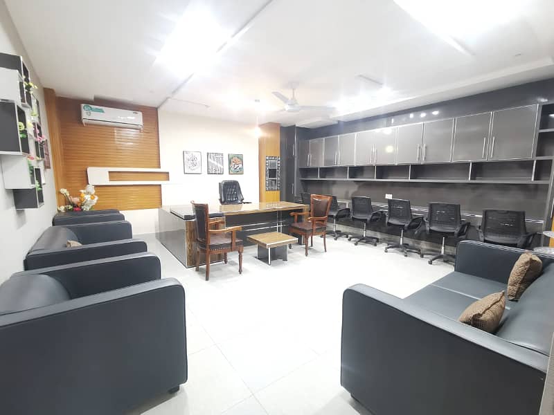 FULLY FURNISHED OFFICE FOR RENT Vip Fully Furnished Brand New Office For Rent Peoples Colony Near D-Ground Faisalabad 5