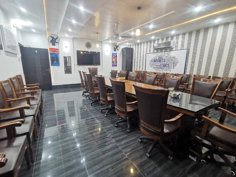 FULLY FURNISHED OFFICE FOR RENT Vip Fully Furnished Brand New Office For Rent Peoples Colony Near D-Ground Faisalabad 6