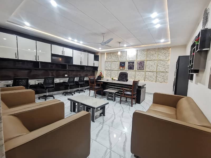 FULLY FURNISHED OFFICE FOR RENT Vip Fully Furnished Brand New Office For Rent Peoples Colony Near D-Ground Faisalabad 8