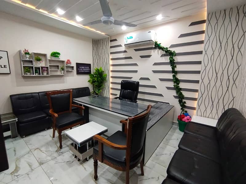 FULLY FURNISHED OFFICE FOR RENT Vip Fully Furnished Brand New Office For Rent Peoples Colony Near D-Ground Faisalabad 14