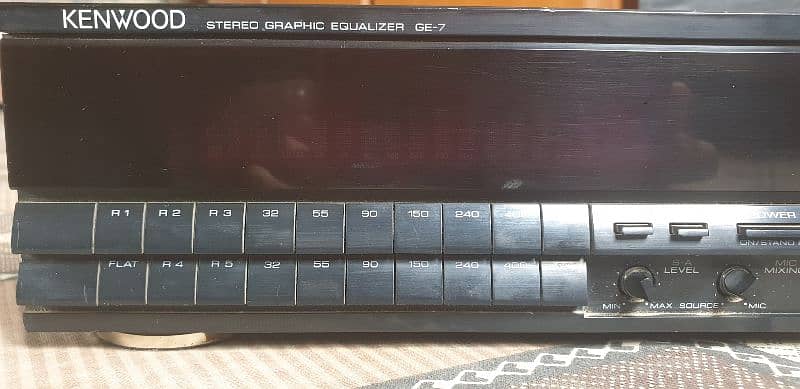 kenwood stereo Garphik Equalizer Ge-7 1